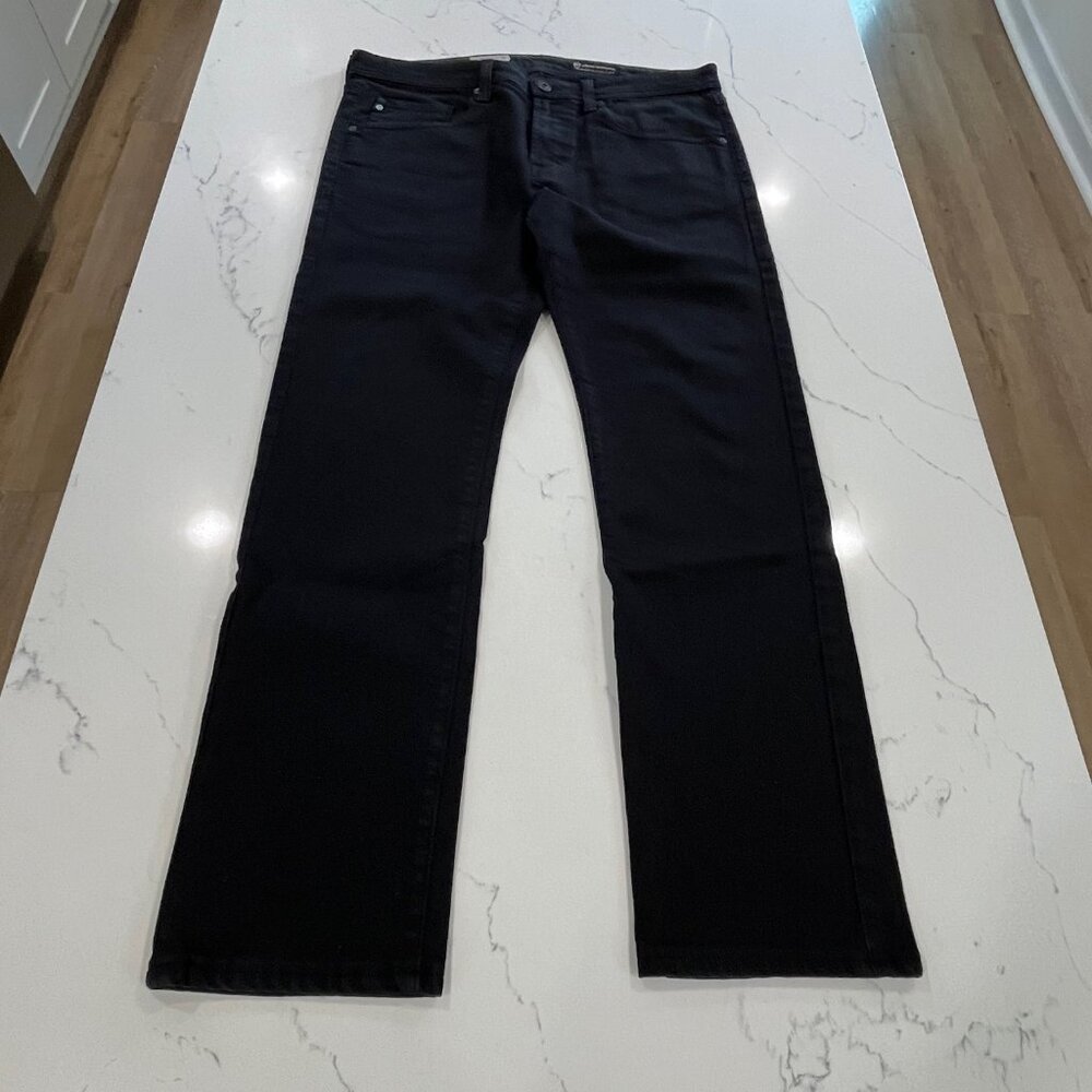 Adriano Goldschmied Black jeans mens Slim Straight 34x29